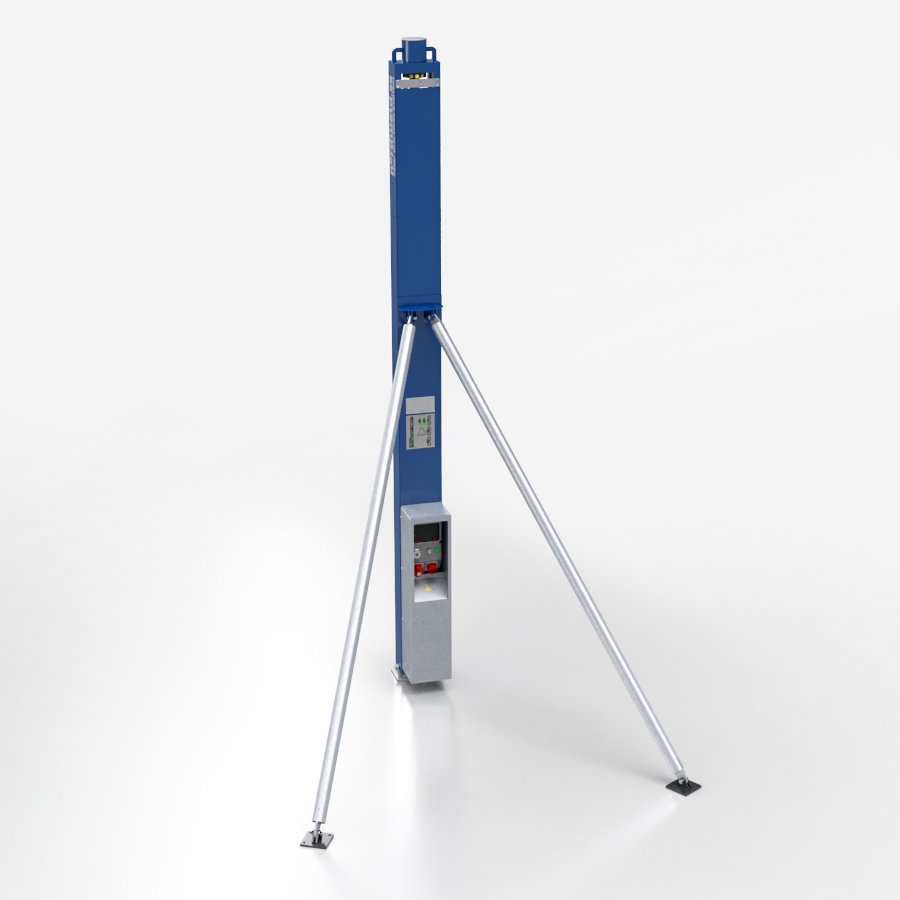Nordweld Lift Jack for building from prefabricated sheets