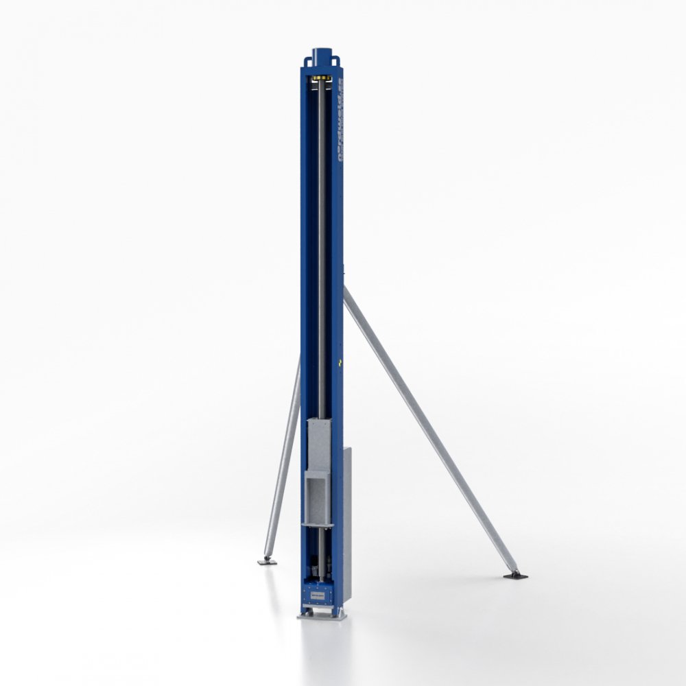 Nordweld Lift Jack for building from prefabricated sheets
