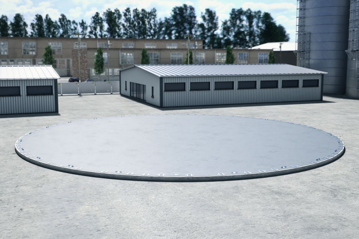Foundation required for Nordweld Tank Building System